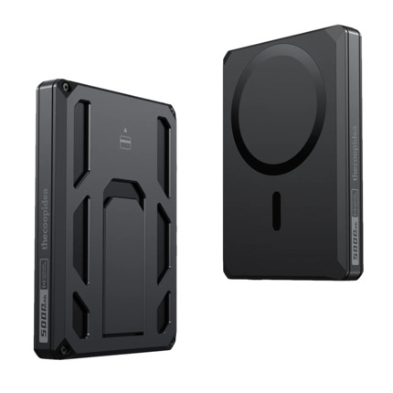 Comprar VEGER VG-W0582 Power Bank con wallet magnético - Capacidad 5000mAh - Entrada USB-C - Salidas USB-C  e inalámbrica - Certificado con FindMy - Carga rápida | 2 dispositivos a la vez