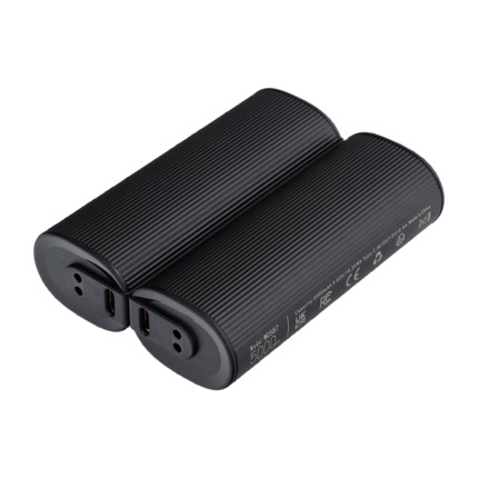 Comprar VEGER VG-W0587 Power Bank - Calentador de manos incluido - Capacidad 5000mAh - Entrada y salida USB-C - Color negro - Policarbonato a prueba de fuego