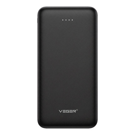 Comprar VEGER VG-W1065 Veger Power Bank  - Capacidad 10000mAh - Entradas Micro USB-C y 2x USB-A - Salidas Micro USB-C y 2x USB-A - 3 dispositivos a la vez - Color negro