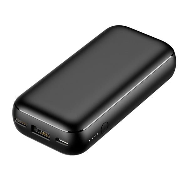 VEGER VG-W1135 VEGER  Mini Power bank con LEDs carga - Capacidad 10000mAh - Entradas USB-C, MicroUSB - Salidas USB-C, USB-A - Ca