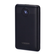 VEGER VG-W1140 VEGER Mini Power bank con pantalla LCD - Capacidad 10000mAh - Entradas USB-C, Micro USB - Salidas USB-C, USB-A  -