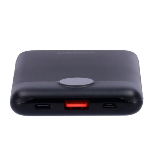 VEGER VG-W1140 VEGER Mini Power bank con pantalla LCD - Capacidad 10000mAh - Entradas USB-C, Micro USB - Salidas USB-C, USB-A  - (5)