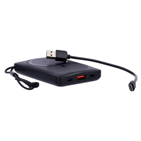 VEGER VG-W1151-B VEGER Power bank magnética e inalámbrica - Capacidad 10000mAh - Entradas USB-C, Lightning - Salidas USB-C, USB- (5)