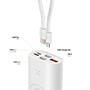 VEGER VG-W1162S VEGER Mini Power bank con LEDs carga - Capacidad 10000mAh - Entradas USB-C, Lightning - Salidas 2x USB-C, USB-A, (2)
