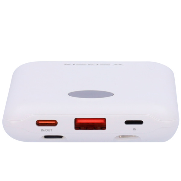 VEGER VG-W1170-W VEGER Power bank con pantalla LCD - Capacidad 10000mAh - Entradas Lightning, USB-C, Cable USB-C - Salidas USB-A (7)