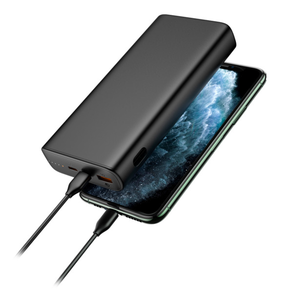 VEGER VG-W2032C-100 VEGER Power bank con LEDs de carga - Capacidad 20000mAh - Entradas USB-C - Salidas 2x USB-C, USB-A - Carga 3 (1)