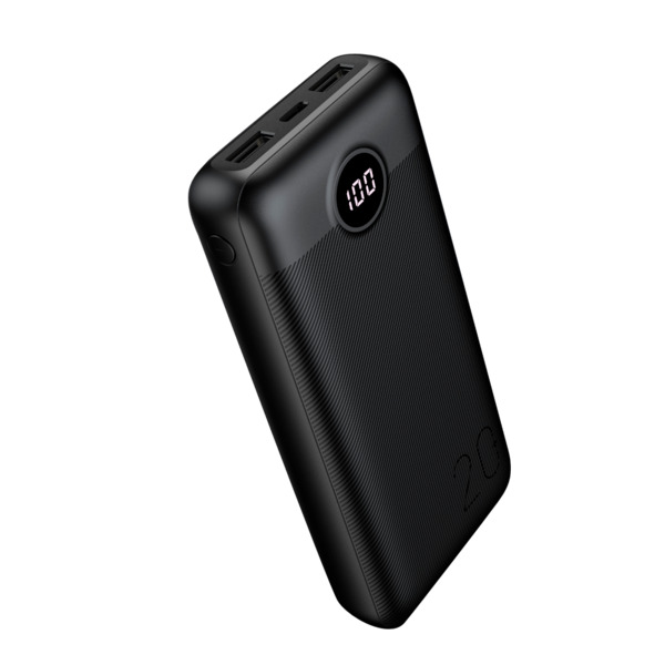 VEGER VG-W2039PD-B VEGER Power bank con pantalla LCD - Capacidad 20000mAh - Entradas USB-C, Micro USB - Salidas 2x USB-A - Carga (3)