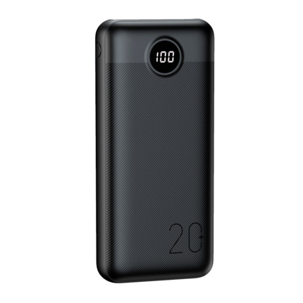Comprar VEGER VG-W2039PD-B VEGER Power bank con pantalla LCD - Capacidad 20000mAh - Entradas USB-C, Micro USB - Salidas 2x USB-A - Carga 2 dispositivos a la vez - Carga rápida PD20W | Color Negro