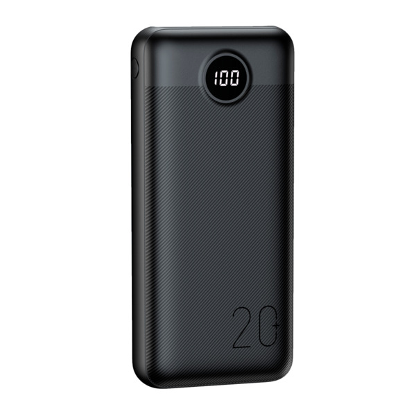 VEGER VG-W2039PD-B VEGER Power bank con pantalla LCD - Capacidad 20000mAh - Entradas USB-C, Micro USB - Salidas 2x USB-A - Carga