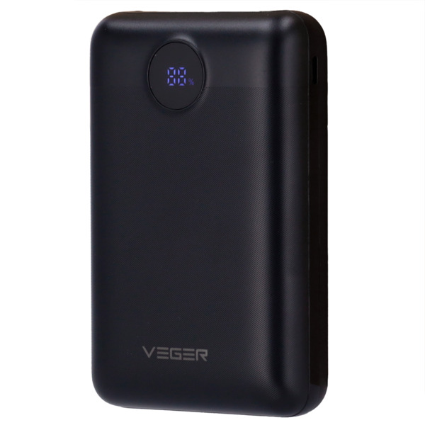 VEGER VG-W2053 Veger Mini Power Bank  - Capacidad 20000mAh - Entradas Micro USB-C y USB-C - Salidas USB-C y USB-A - Carga rápida (1)