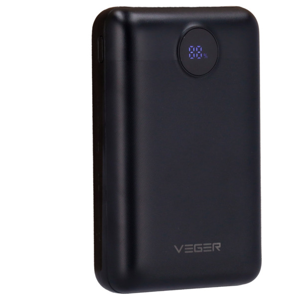 VEGER VG-W2053 Veger Mini Power Bank  - Capacidad 20000mAh - Entradas Micro USB-C y USB-C - Salidas USB-C y USB-A - Carga rápida (3)