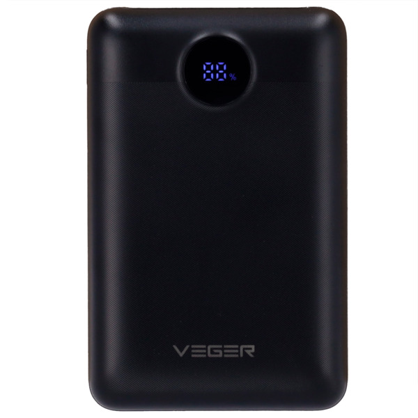 VEGER VG-W2053 Veger Mini Power Bank  - Capacidad 20000mAh - Entradas Micro USB-C y USB-C - Salidas USB-C y USB-A - Carga rápida (5)