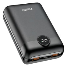 VEGER VG-W2053 Veger Mini Power Bank  - Capacidad 20000mAh - Entradas Micro USB-C y USB-C - Salidas USB-C y USB-A - Carga rápida