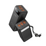 VEGER VG-W5001 VEGER Power bank con pantalla LCD - Capacidad 50000mAh - Entradas USB-C, Micro USB, Lightning - Salidas USB-C, 3x (2)