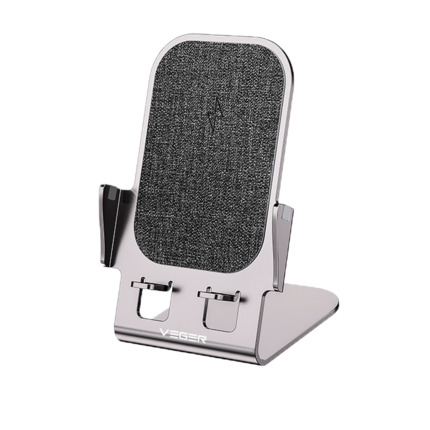 Comprar VEGER VG-Y53 Cargador inalámbrico VEGER - Potencia 15W - Entrada USB-C - Carga rápida  - Salida inalámbrica - Color Plata