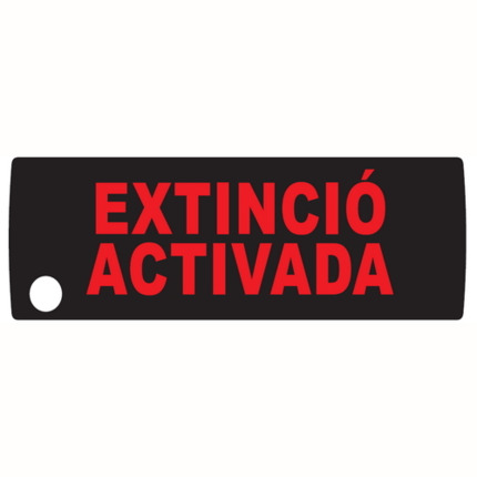 Comprar ET-VN59X-CT Etiqueta para indicador de extinción serie VN59X. Catalán.