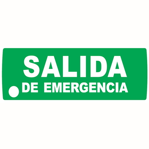 Venitem ET-VN59X-SE Etiqueta para indicador de extinción serie VN59X. Salida de Emergencia.