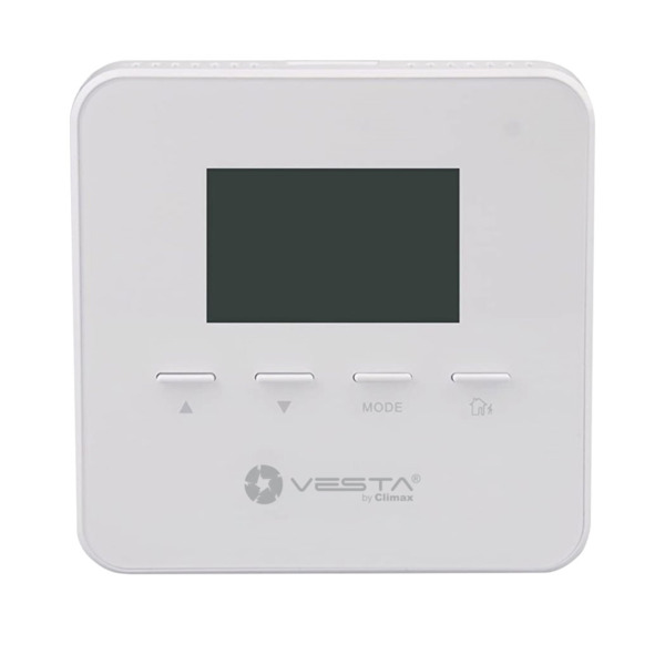 VESTA VESTA-189 TMST-2ZBS Termostato inteligente Zigbee. Diseño de 4 botones para un uso sencillo. Funciona con cualquier sistem