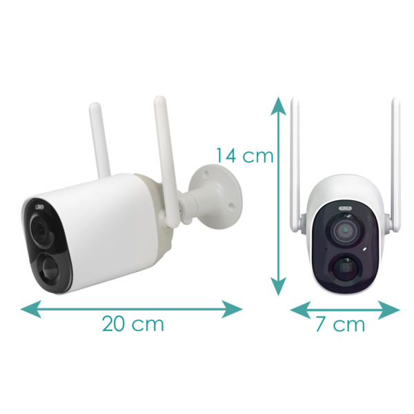 VICOHOME CG7-S5-SOLAR VicoHome Exterior 3Mpx Wifi a batería - Sensor PIR / Detección inteligente (nube) - Panel solar 5W / Bater (3)