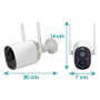 VICOHOME CG7-S5-SOLAR VicoHome Exterior 3Mpx Wifi a batería - Sensor PIR / Detección inteligente (nube) - Panel solar 5W / Bater (4)