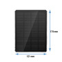 VICOHOME VH-SP-03 VicoHome - Panel solar de 3W
 - Para cámaras IP a batería
 - Monocristalino de alta eficiencia
 - Salida USB-C (6)