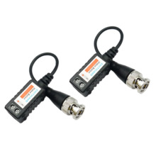 Video balun pasivo de 1 canal HDCVI, HDTVI, AHD, CVBS.