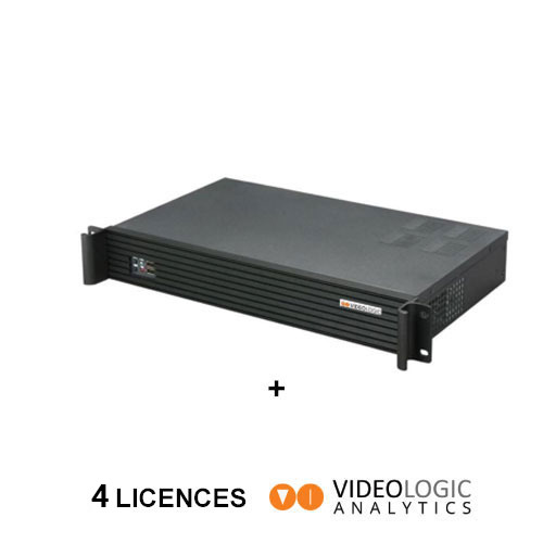 VIDEOLOGIC VLRX3-IA04 Sistema de análisis de vídeo activado para 4 canales de analítica IA HD hasta 8