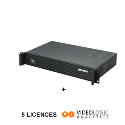 Comprar VIDEOLOGIC VLRX5-VCA10 Sistema de análisis de vídeo activado para 10 canales ampliable a 22. Incluye Servidor enracable I5 con módulo de relés integrado