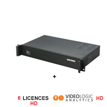 Comprar VIDEOLOGIC VLRXP5-VCA06 Sistema análisis vídeo HD activado para 6 canales ampliable a 12. Incluye Servidor I5 enracable con módulo de relés integrado