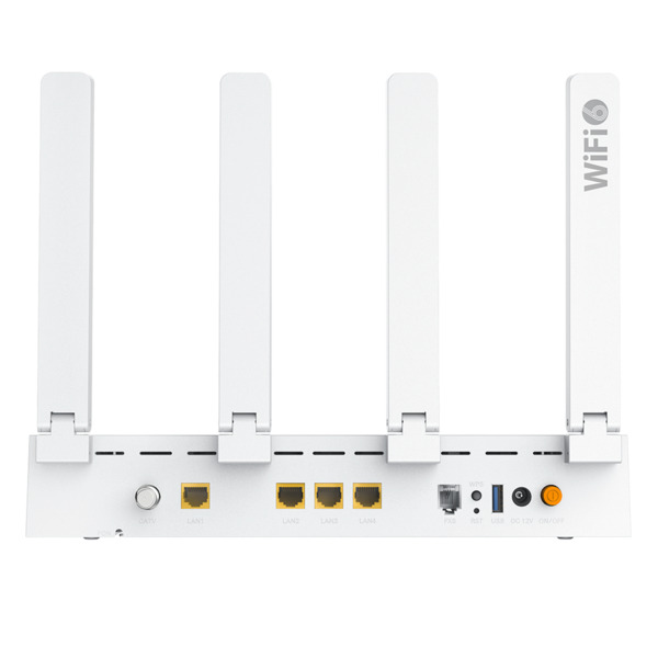 VSOL HG3232AX30T V-SOL Router ONT Wi-Fi 6 - 1X PON  4x LAN RJ45 GE 1x RJ11 1x CATV 1x USB3.0 - 802.11ax 3x3 doble banda 2.4 y 5G (5)