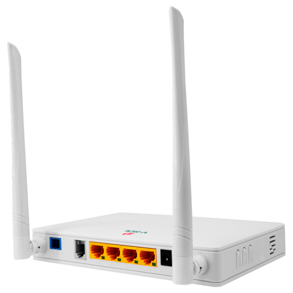 VSOL HG325N V-SOL Router ONT Wi-Fi 4 - 1X PON  4x LAN RJ45 10/100/1000Mbps 1x RJ11 - 802.11 b/g/n - Ideal para FTTH doméstico y (7)