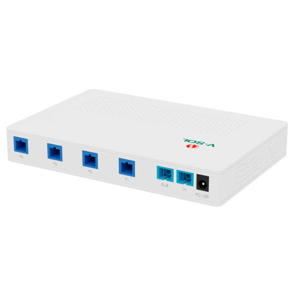 VSOL V1805P-U V-Sol Splitter de fibra óptica con alimentación -  Longitud de onda 1260 nm hasta 1650nm - PON estándar ( compatib (1)