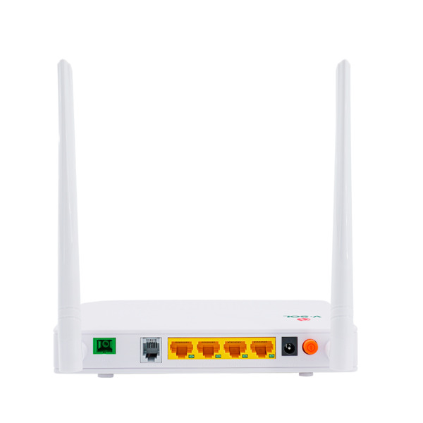 VSOL VSOL-HG325N V-SOL Router ONT Wi-Fi 4 - 1X PON  4x LAN RJ45 10/100/1000Mbps 1x RJ11 - 802.11 b/g/n - Ideal para FTTH domésti (1)