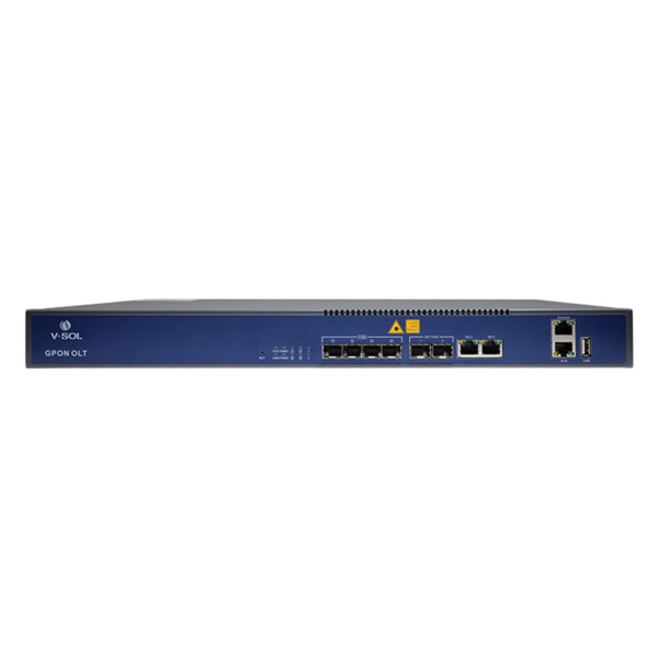 VSOL VSOL-V1600G0-B V-SOL 4 Puertos Pon Gpon OLT  - 2 Puertos RJ45 10/100/1000 Mbps +  Puerto SFP+ 1/10Gigabit - Hasta 128 ONT p