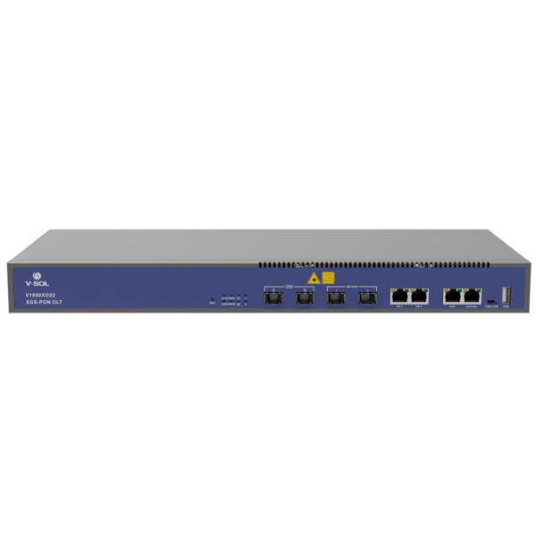 VSOL VSOL-V1600XG02 V-SOL  2 GPON XG-PON/XGS-PON OLT -  Puertos RJ45 10/100/1000 Mbps +  Puerto SFP+ 1/10Gigabit - Hasta 256 ONT (1)