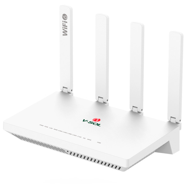 VSOL VSOL-V2804AX30-A V-SOL Router ONT Wi-Fi 6 AX3000 - 1X PON  4x LAN RJ45 10/100/1000Mbps 1x USB3.0 - 802.11ac 2x2 doble banda (7)