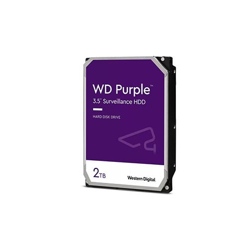 Western Digital DS-2TBWD-PURPLE Disco Duro S-ATA de 2TB de capacidad para ampliación de DVRs. Serie Purple, específico para CCTV