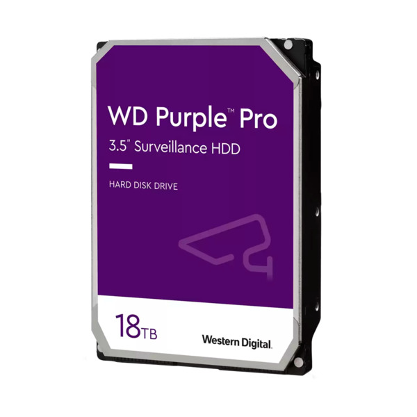 WESTERN DIGITAL HD18TB Disco duro Western Digital - Capacidad 18 TB - Interfaz SATA 6 Gb/s - Modelo WD181PURP - Especial para Vi
