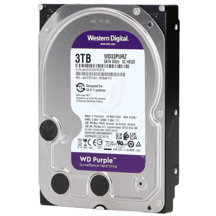 Comprar WESTERN DIGITAL WD33PURZ Disco Duro de 3 Tb ( 3072 Gb ) Western Digital Purple.
