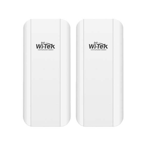 Pack de dos transmisores CPE Wi-Tek para CCTV. Transmisión de hasta 5 km. 1 puerto Ethernet LAN Gigabit. Entrada PoE 802.3af/at.