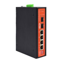 Wi-Tek WITEK-0019 WI-PS306GF-I V2 Switch PoE no gestionable Wi-Tek de gama industrial. 4 puertos PoE 10/100/1000Mbps. 2 puertos