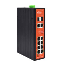 Wi-Tek WITEK-0020 WI-PS310GF-I V2 Switch PoE no gestionable Wi-Tek de gama industrial. 8 puertos PoE 10/100/1000Mbps. 2 puertos