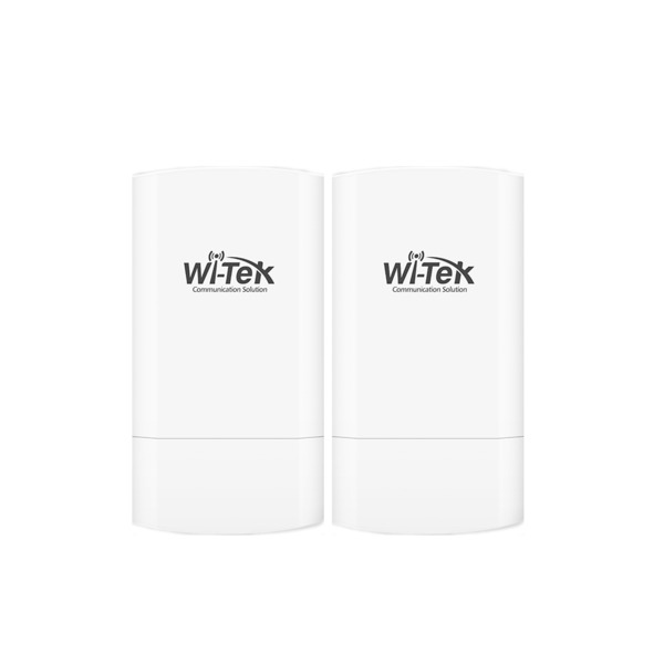 Wi-Tek WITEK-0028 WI-CPE111-KIT V2 Transmisor inalámbrico de largo alcance. Se vende por parejas PtP. Rango de transmisión de 2