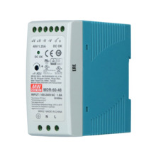 Wi-Tek WITEK-0062 MDR-60-48 Fuente de alimentación Industrial de 48V/60W. Rango completo / entrada CA universal. Protecciones de