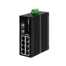 Wi-Tek WITEK-0068 SP3010FM Switch PoE gestionable Wi-Tek de gama industrial. 8 puertos PoE 10/100/1000Mbps. 2 puertos SFP de 100