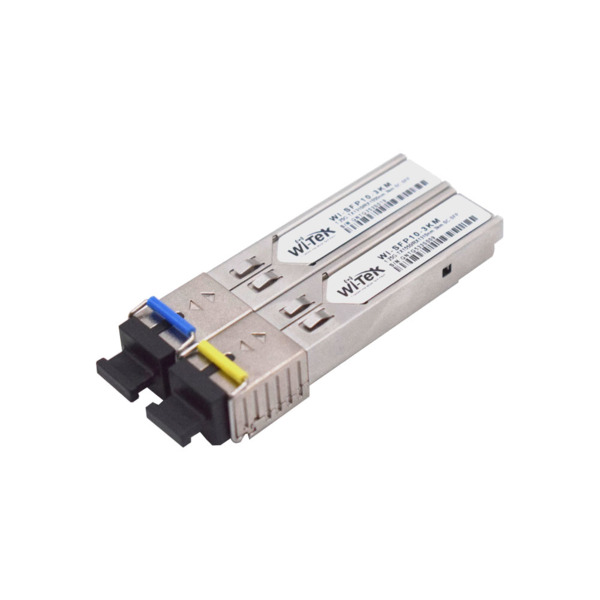 Wi-Tek WITEK-0082 WI-SFP10LC-3KM Transceptor SC SFP monomodo. Compatible con puertos SFP de 1000 Mbps. Conector Simplex LC. Dist
