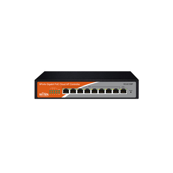 Wi-Tek WITEK-0103 WI-AC108P Pasarela VPN WAN múltiple Wi-Tek con salida PoE. Integra gestión de pasarela y de controlador de CA.