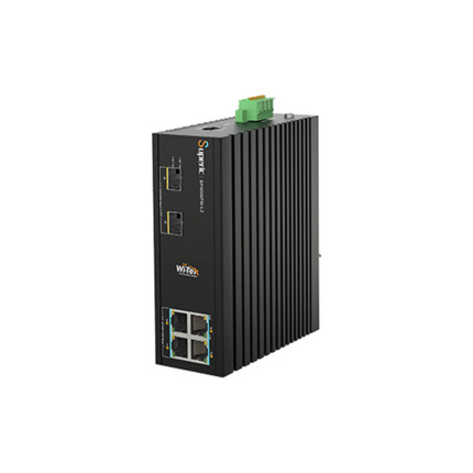 Comprar Wi-Tek WITEK-0121 SP3006FM-L2 V2 Switch PoE gestionable L2 Wi-Tek de gama industrial. 4 puertos PoE+ Gigabit. 2 puertos SFP de 2,5Gbps. 1 puerto consola. Entrega poE total de 240W. Soporta sólidas funciones gestionadas L2. Temperatura extendida d
