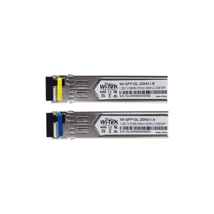 Comprar Wi-Tek WITEK-0124 WI-SFP10L-20KM-I Módulo SFP Wi-Tek de fibra simple de 1,25 Gbps. Grado industrial. Distancia de hasta 20km. Conector LC. Soporta DDM. Supervisión de diagnóstico digital. Conectable en caliente. Plug&Play sin configuración. Alta