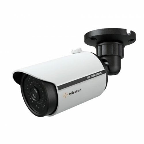 Wisstar WS-4325-I Cámara bullet IP 4Mpx, LEDs IR 30m con ICR, óptica fija 3.6 mm, H.265, IP66, 12Vdc/PoE